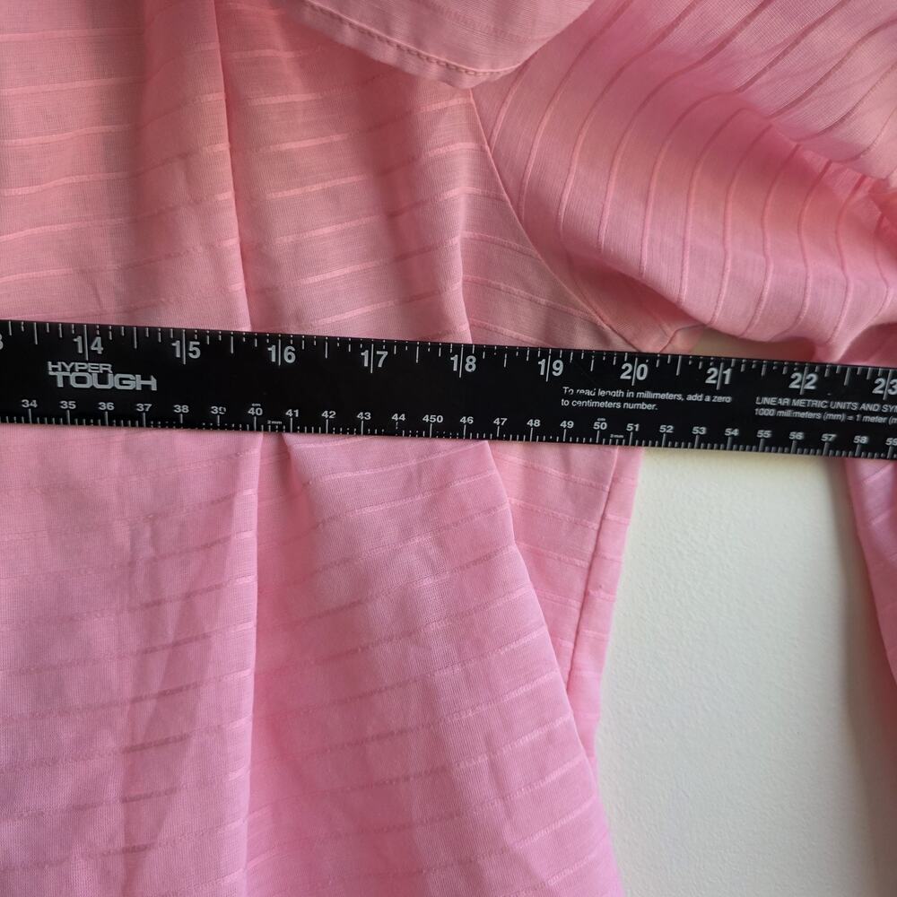 VTG‎ 60s 70s Dotti Original Pink Cardigan M Hood Sheer Coquette Soft Girl Kawaii - Picture 3 of 12
